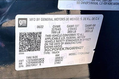 2022 Chevrolet Silverado 1500 LT Trail Boss