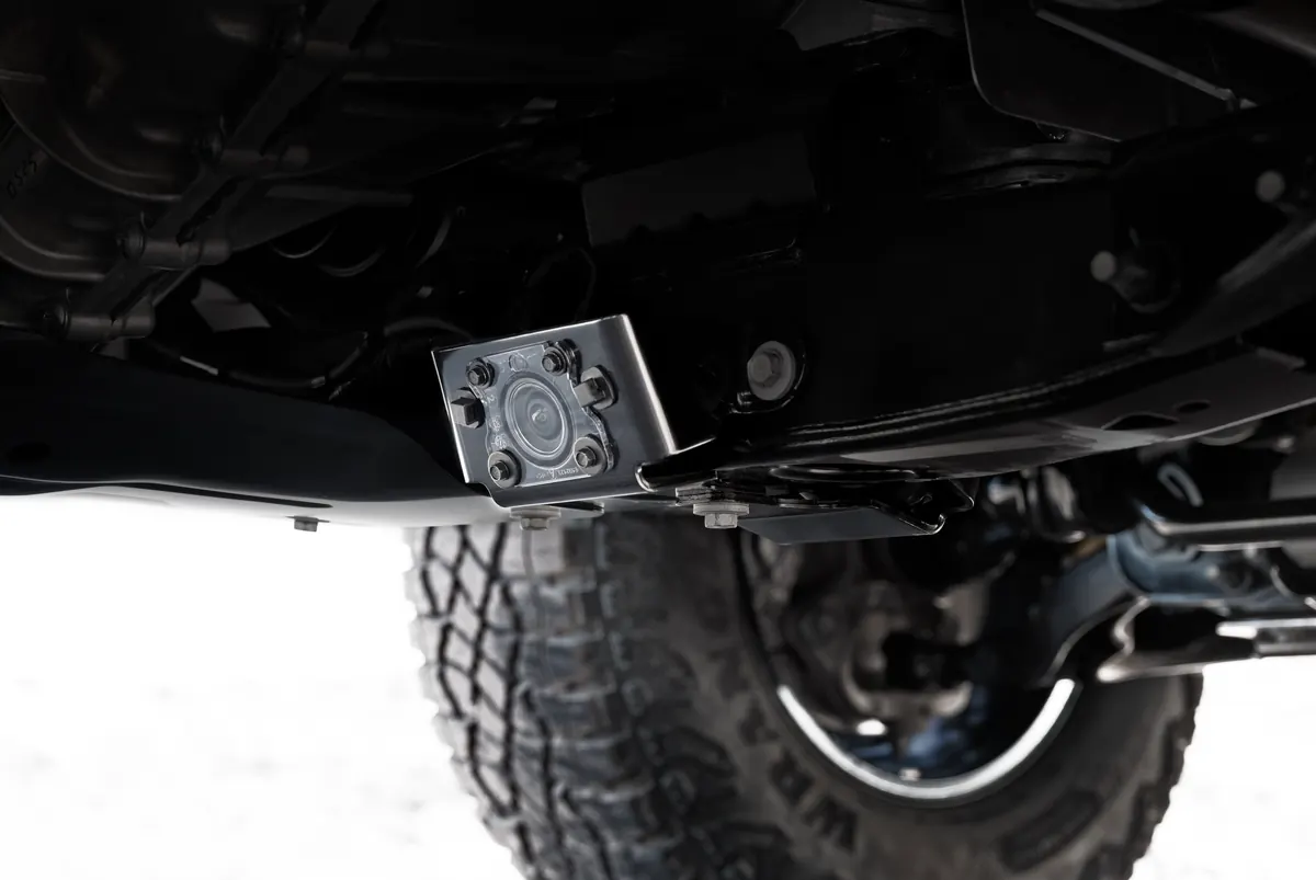 2026 GMC Canyon underbody camera at Sudbay GMC in Gloucester MA